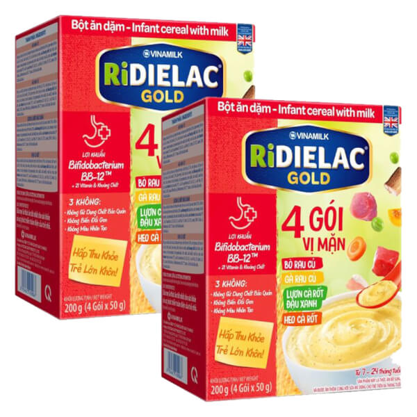 bot-an-dam-ridielac-gold-4-vi-man-hg-200g Combo 2 Bột ăn dặm RIDIELAC GOLD 4 Vị Mặn HG 200g