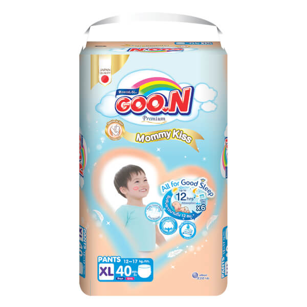 ta-quan-goo-n-mommy-kiss-xl-12kg-17kg-40-mieng-2 Tã quần GOO.N Mommy Kiss (XL, 12kg-17kg, 40 miếng)